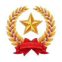 国庆节五角星插画
