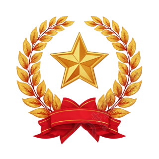 国庆节五角星插画