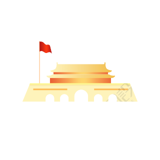 天安门广场矢量元素