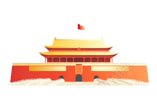 天安门广场矢量素材