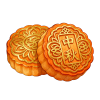 中秋节月饼插画
