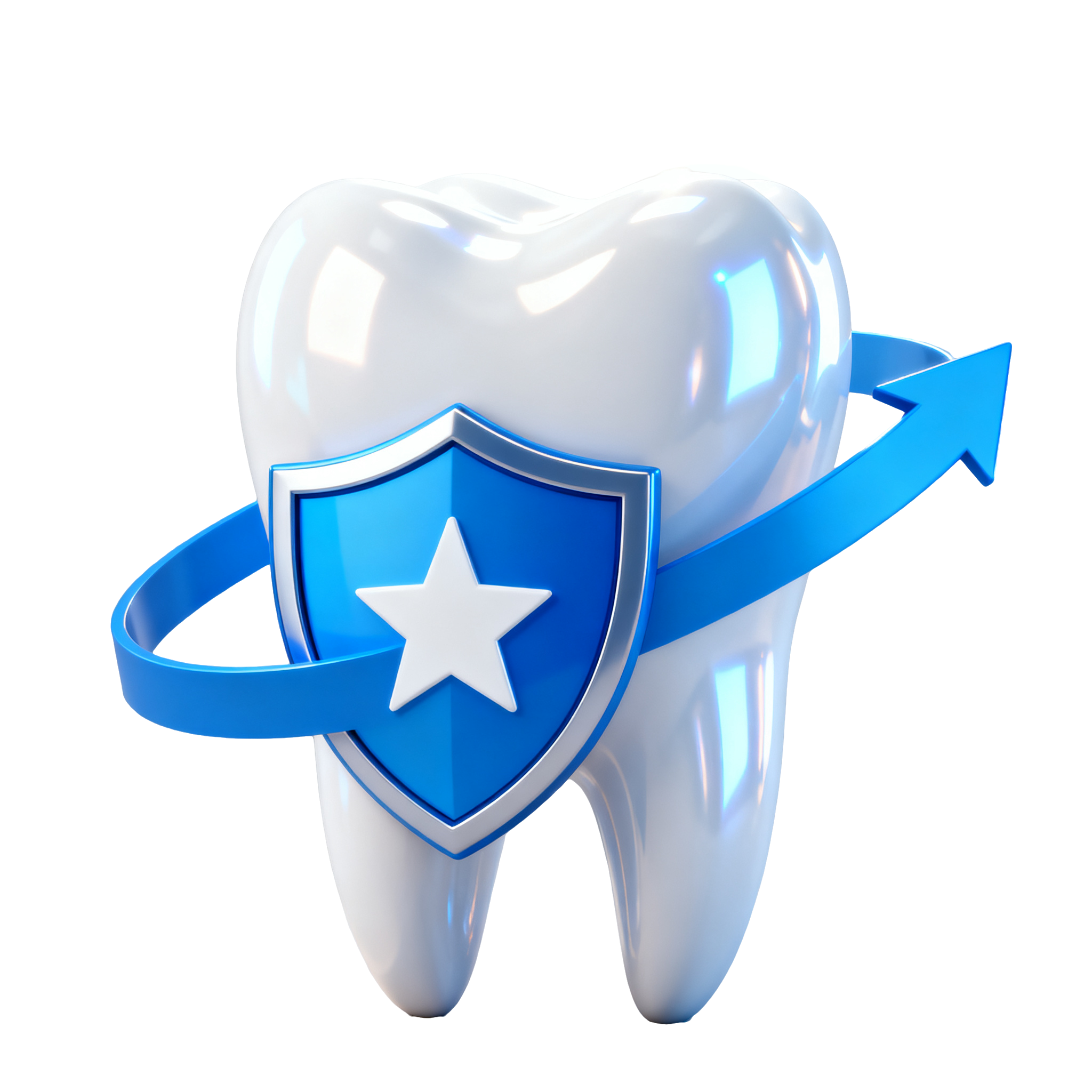 牙齿保护商用插画