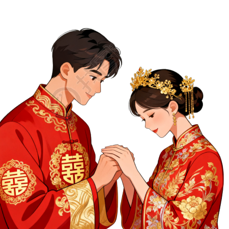 传统婚礼插图