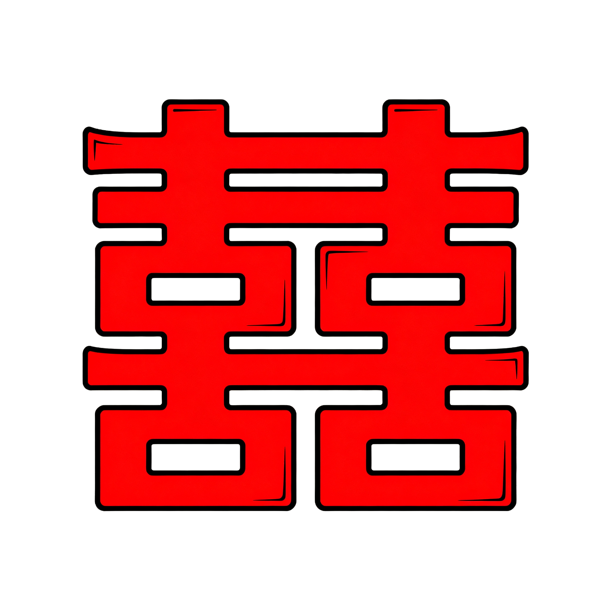 红色囍字高清素材