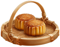 月饼传统美食元素