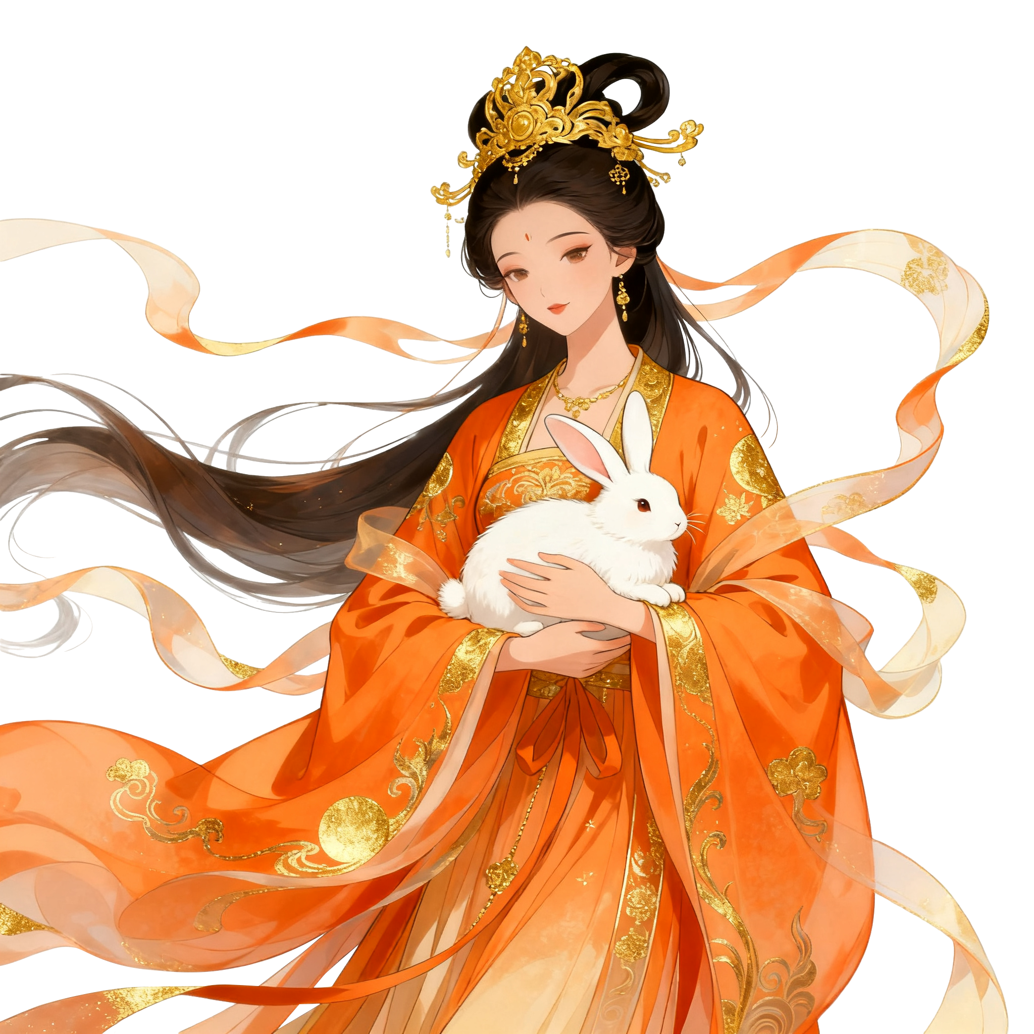 嫦娥中秋节主题插图
