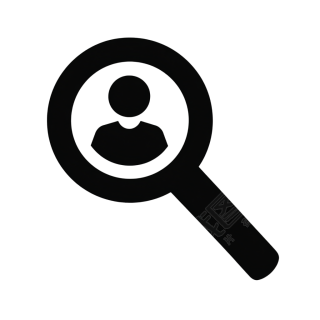 人才搜索招聘插画
