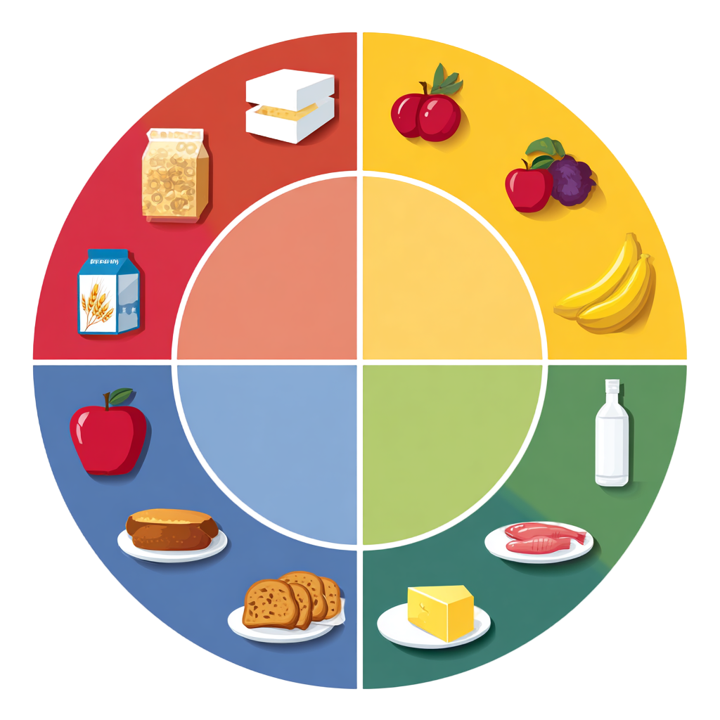 幼儿园食谱食物金字塔插图