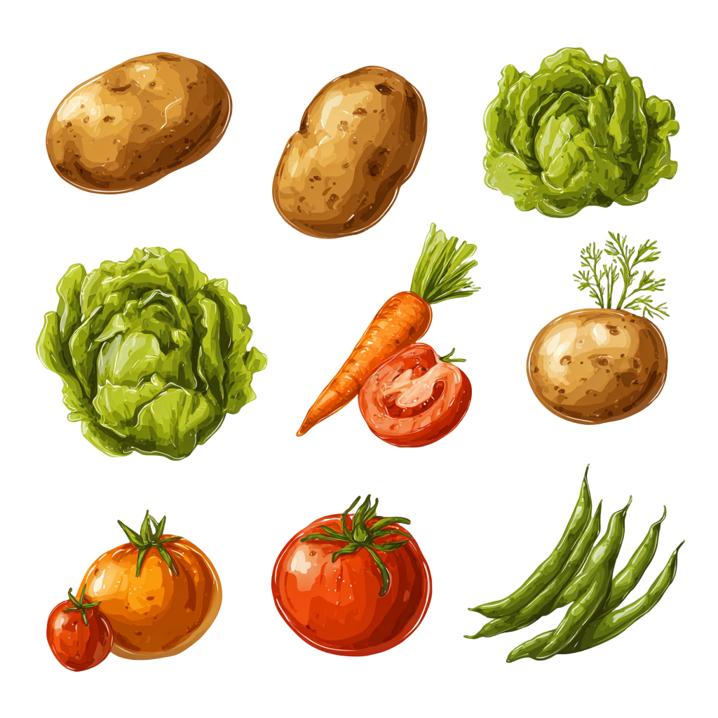 幼儿园食谱新鲜蔬菜插图