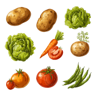 幼儿园食谱新鲜蔬菜插图