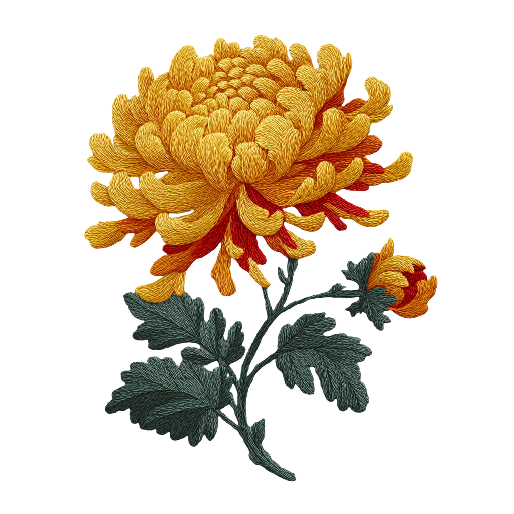 重阳节菊花元素