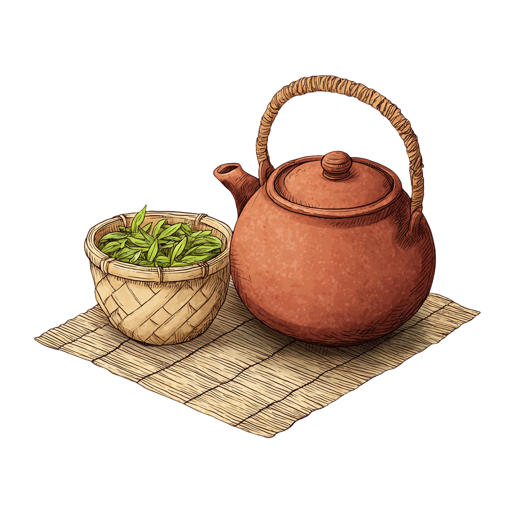 重阳节饮茶PNG元素