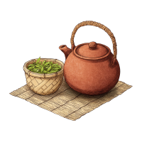 重阳节饮茶PNG元素