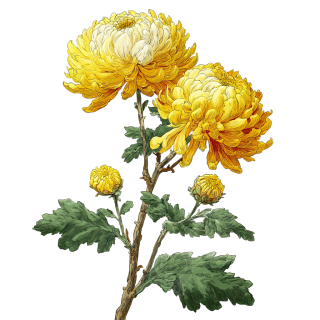 重阳节菊花素材