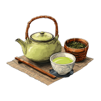重阳节饮茶PNG素材