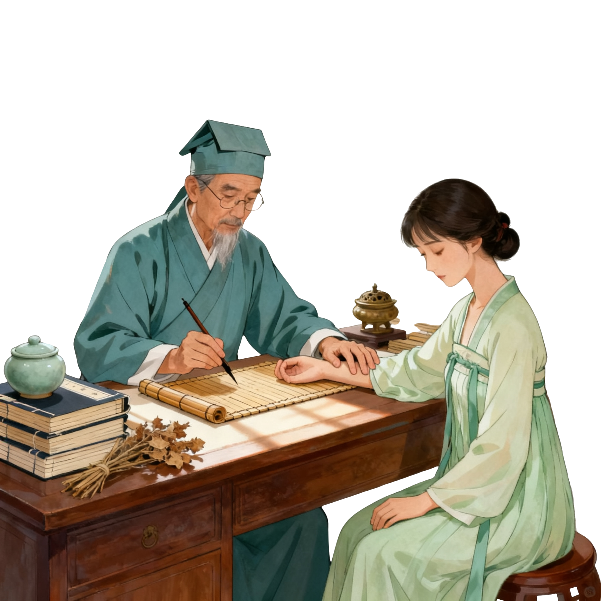 中医诊脉插图