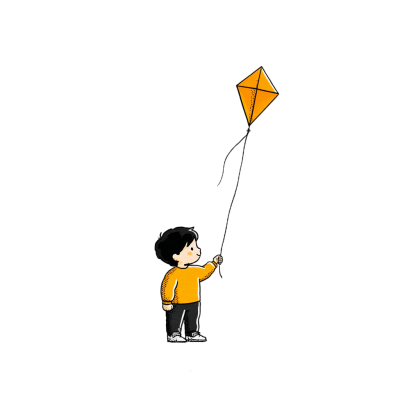 放风筝透明背景元素