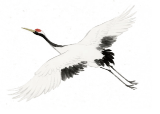 白鹤古风插图