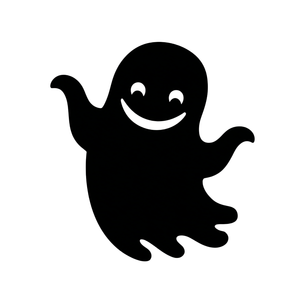 可爱卡通幽灵插画