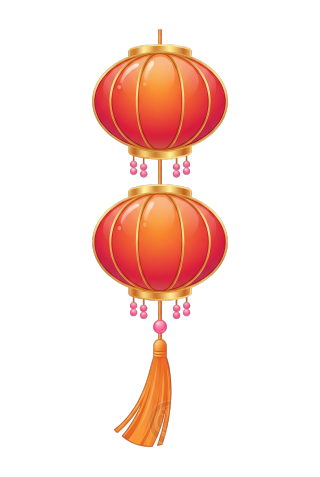 传统红灯笼商用插图
