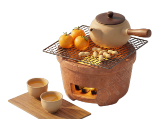 围炉煮茶橘子插图