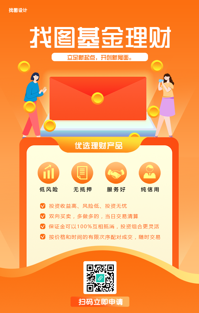 基金理财/投资手机海报