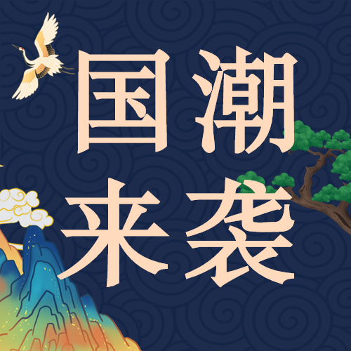 国潮风购物节公众号次图