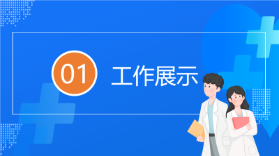 医院质量管理医生人物工作展示汇报PPT模板