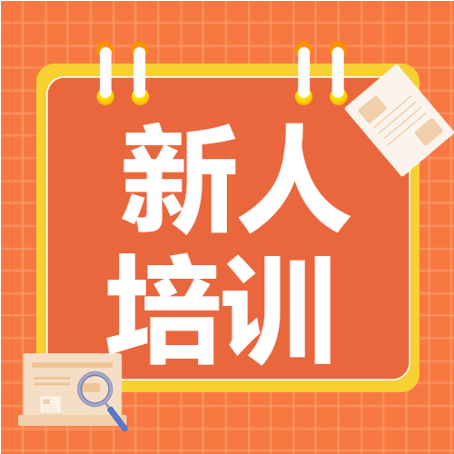 格子背景边框新人培训次图