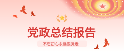 和平鸽不忘初心党政总结报告