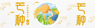 二十四节气芒种公众号封面图