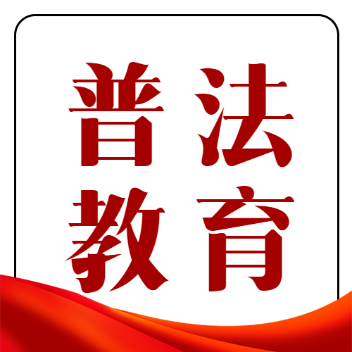 红色简约普法教育宣传微信公众号次图
