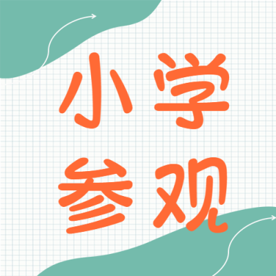 绿色网格小学参观宣传微信公众号次图