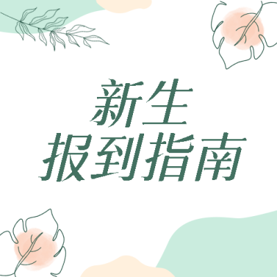 绿色简约线条叶片新生报到指南微信公众号次图