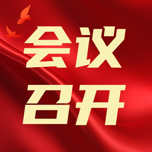 红色和平鸽剪影会议召开简约微信公众号次图