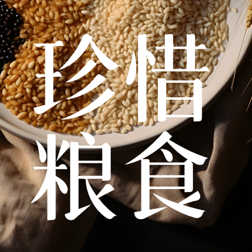 五谷杂粮实景珍惜粮食简约微信公众号次图