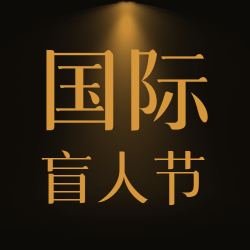 国际盲人节黑暗世界的一束光微信公众号次图