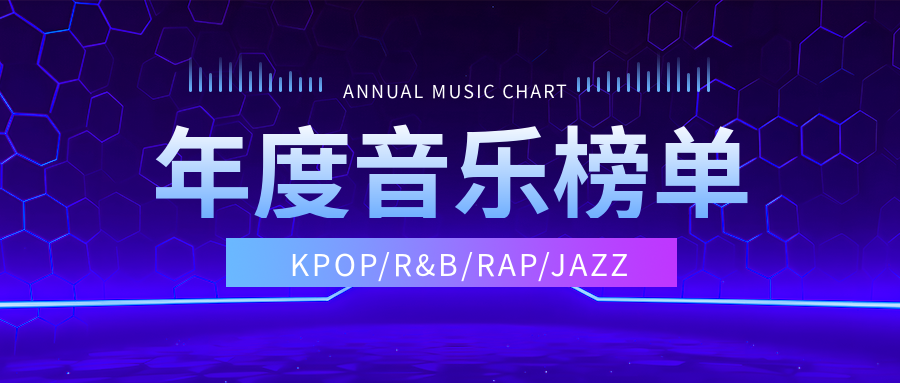 年度音乐榜单创意微信公众号首图
