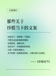 经典文案摘抄创意小红书封面配图