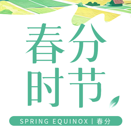 春分时节简约树叶微信公众号次图