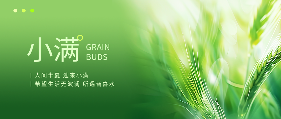 二十四节气小满微信公众号首图