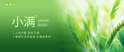 二十四节气小满微信公众号首图