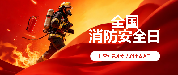 全国消防日安全教育微信公众号首图