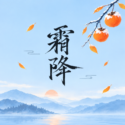 霜降时节丹山映柿好景微信公众号次图