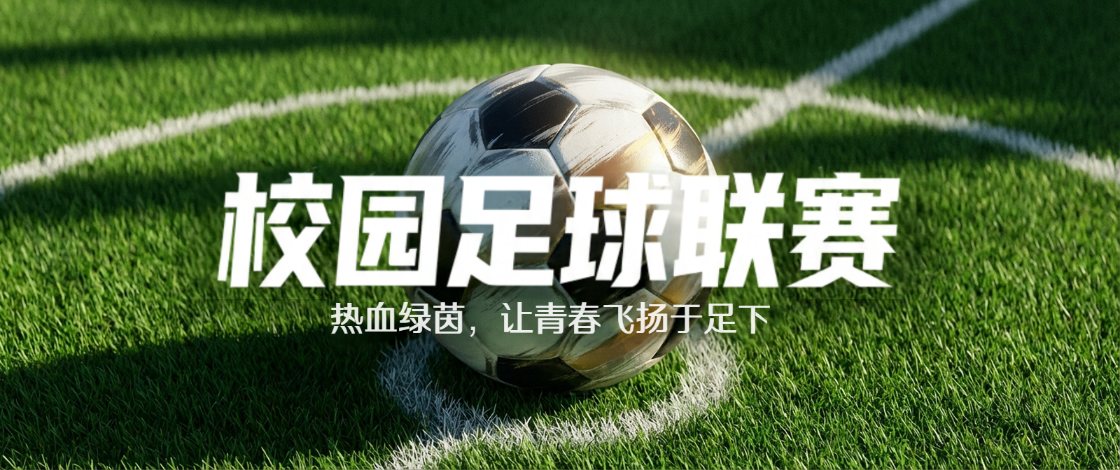 足球联赛青春飞扬微信公众号首图
