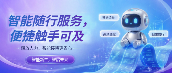 智能机器人解放人力微信公众号首图