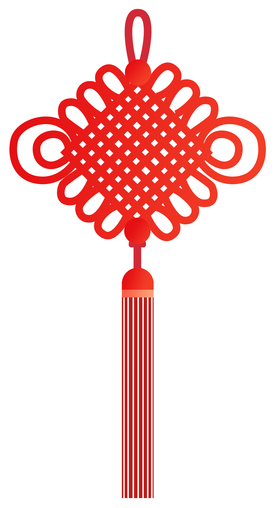 中国结绘画图片怎么画？