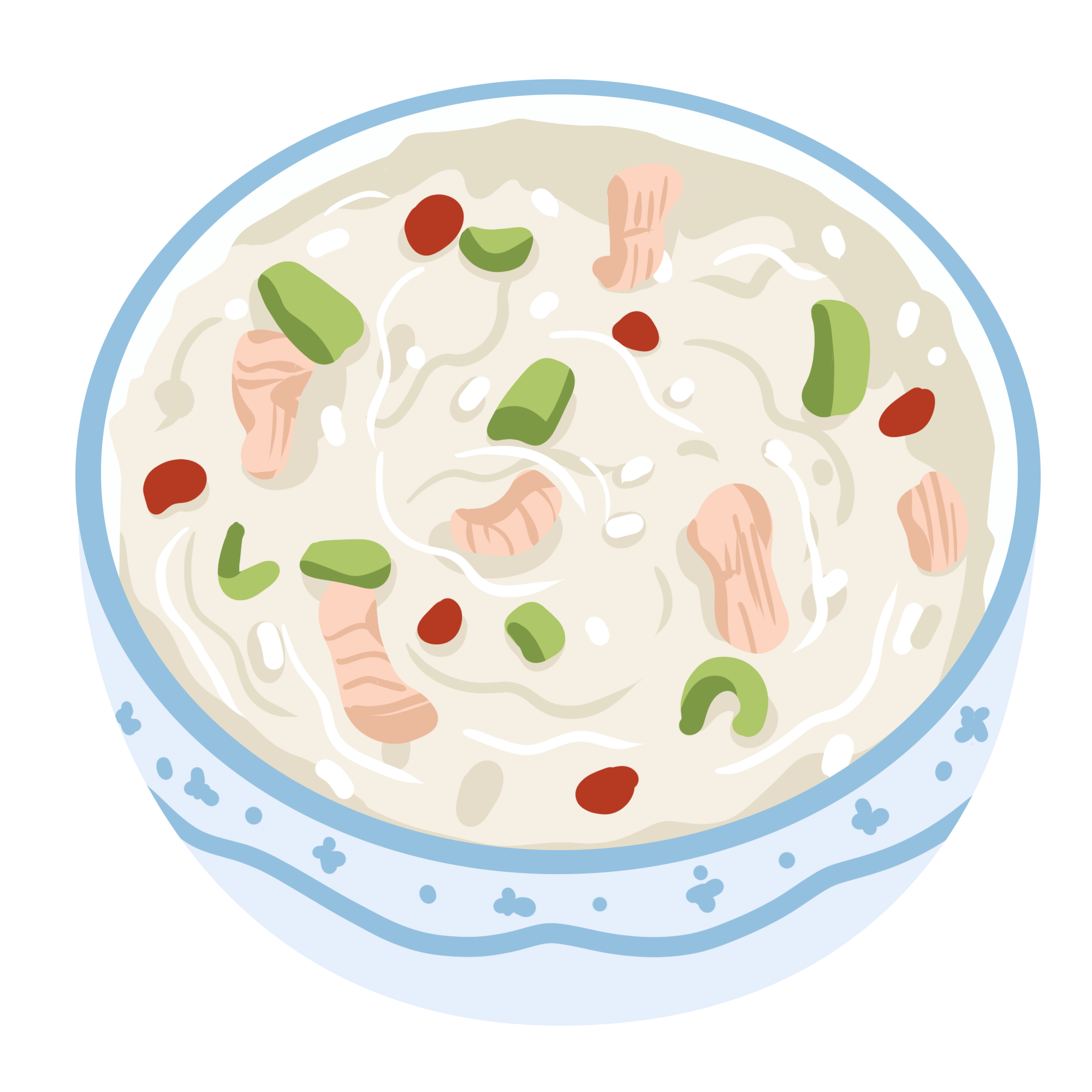 粥素材图片怎么画？
