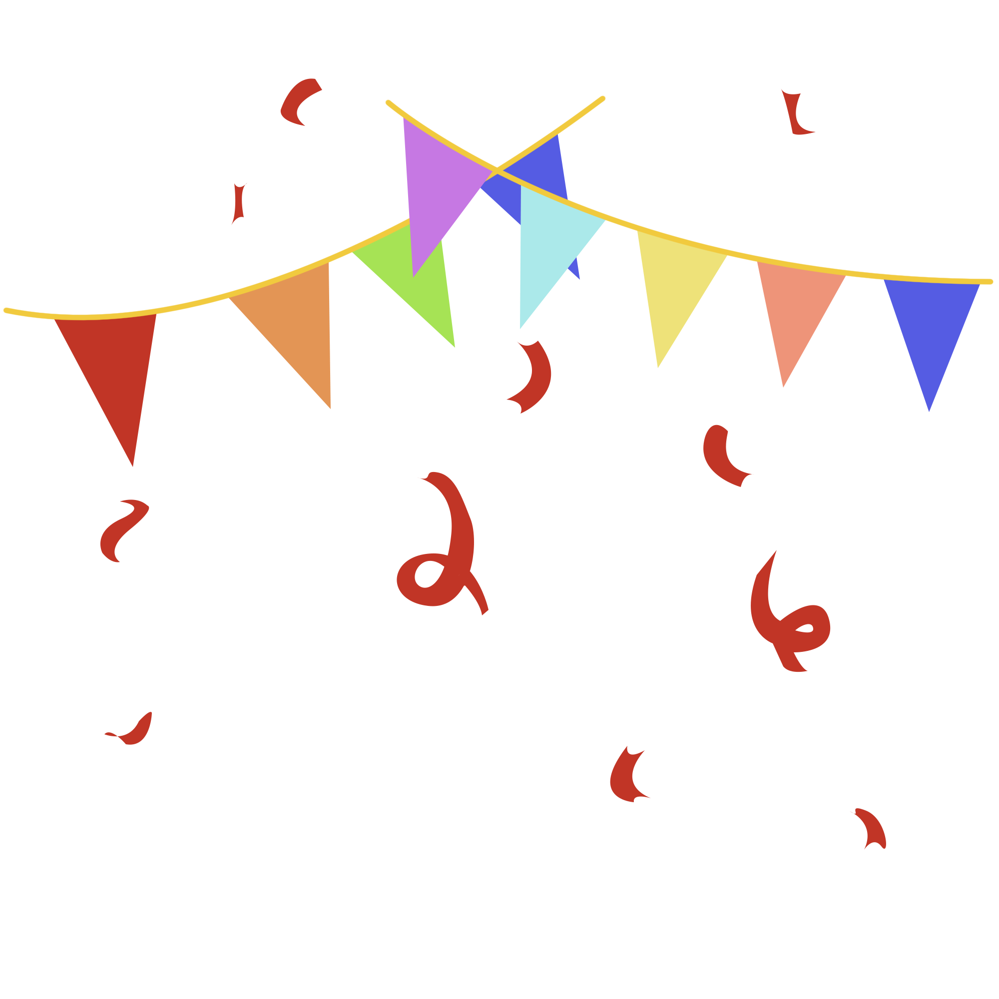 节日庆祝彩旗图片素材高清如何画？