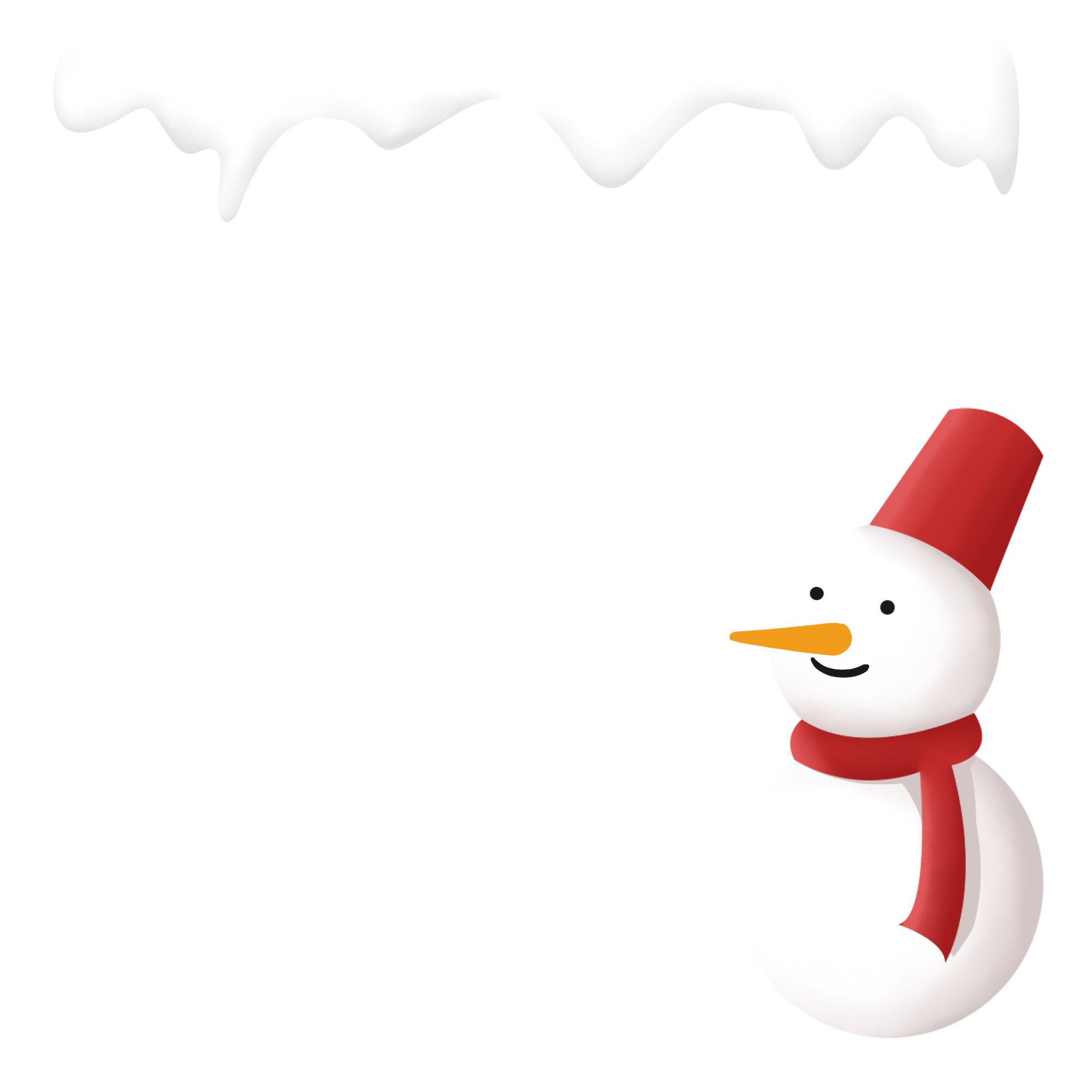 雪人图片插画简单怎样画？